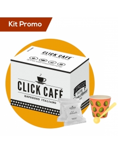 Kit capsule caffè compatibili Bialetti con bicchierino e piattino