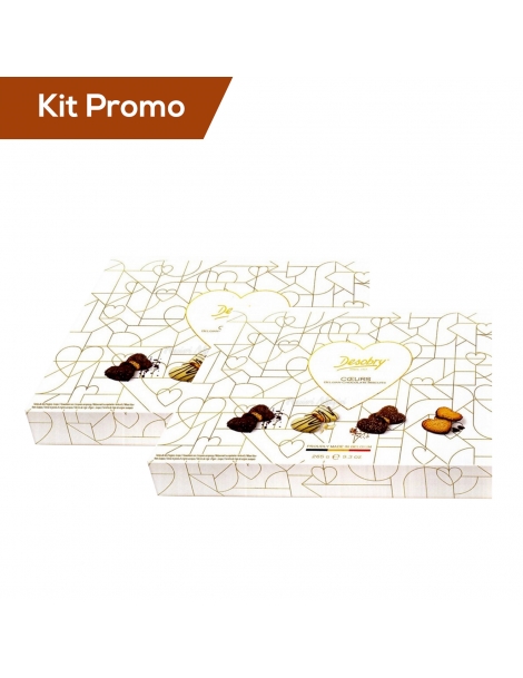 Kit 2 pacchi di biscotti collezione Cuori