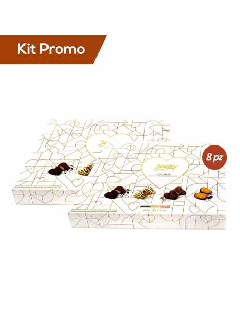 Kit 8 pacchi di biscotti collezione Cuori