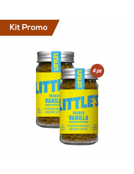 Kit 4 vasetti caffè Istantaneo Aromatizzato Alla Vaniglia