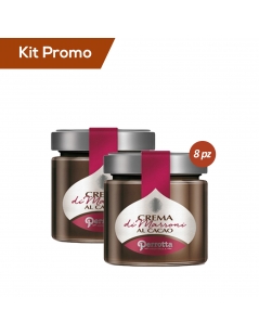 Kit 8 vasetti di crema spalmabile di castagne al cacao