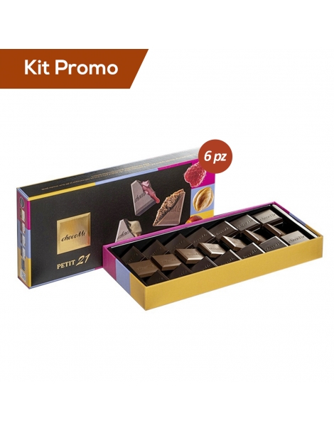 Kit 6 box Cioccolatini raffinati in 3 Gusti Assortiti