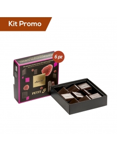 Kit 6 box Cioccolatini al Fondente Con Ripieno Ai Lamponi