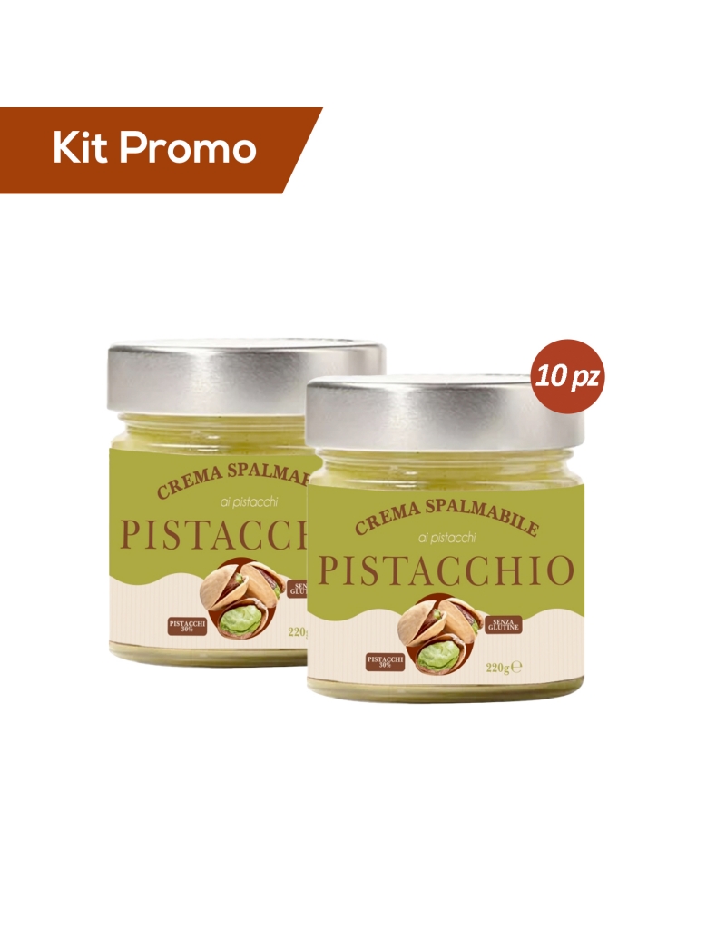 Kit 10 vasetti di Crema al pistacchio