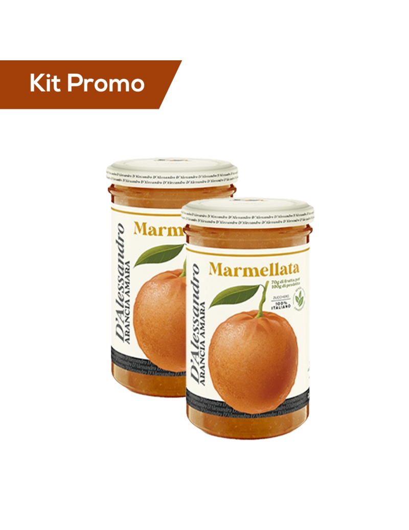 Kit 2 vasetti Marmellata di arance senza Glutine