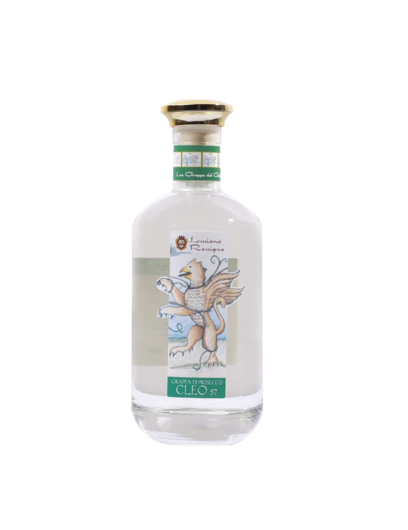 Grappa Di Prosecco Bianca Cleo 57, 70 cl