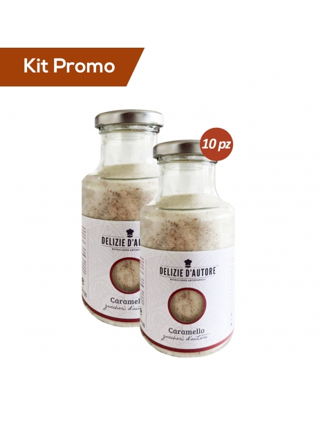 Kit 10 vasetti di zucchero aromatizzato alla cannella da 220 gr