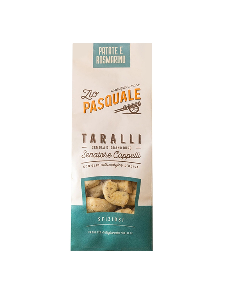 Taralli Pugliesi al gusto patate e rosmarino, Zio Pasquale