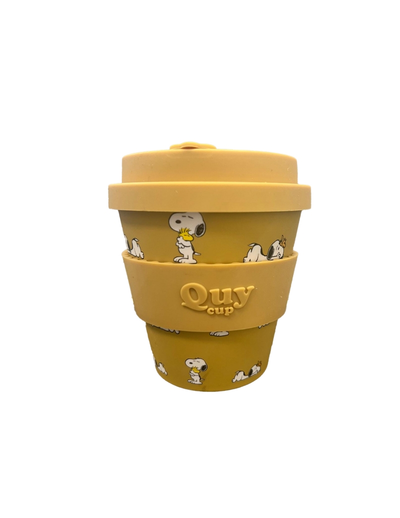 Bicchiere da cappuccino da 230 ml QUY CUP Snoopy Woodstock