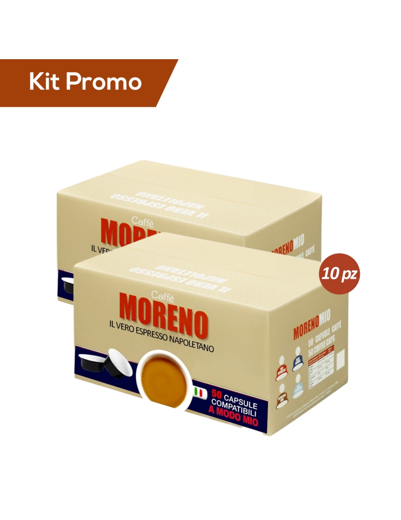 Kit 500 capsule Caffè Moreno A Modo Mio Miscela Aroma Espresso